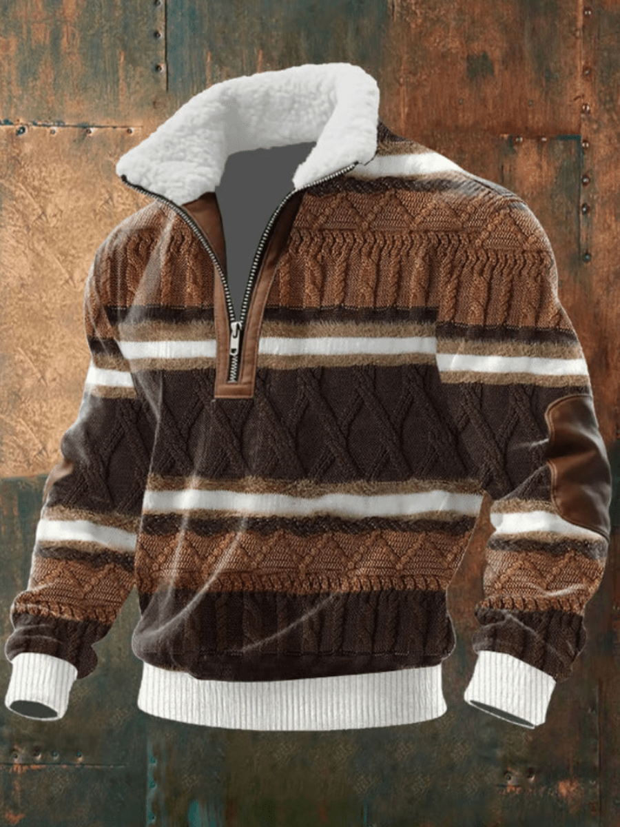 Marron/Blanc / 5XL