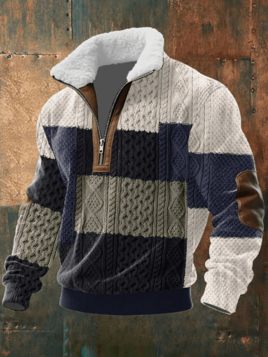 Blanc/Noir/Bleu / 5XL